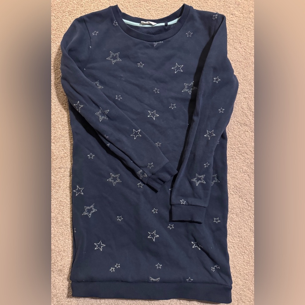 Star Sweatshirt Dress